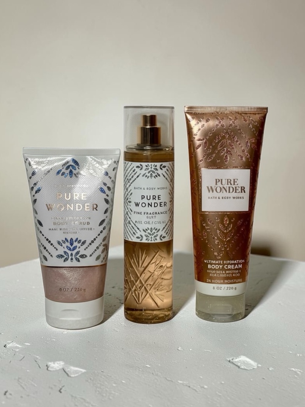 Bath and Body Works Pure Wonder Body Care Gift Set NWT